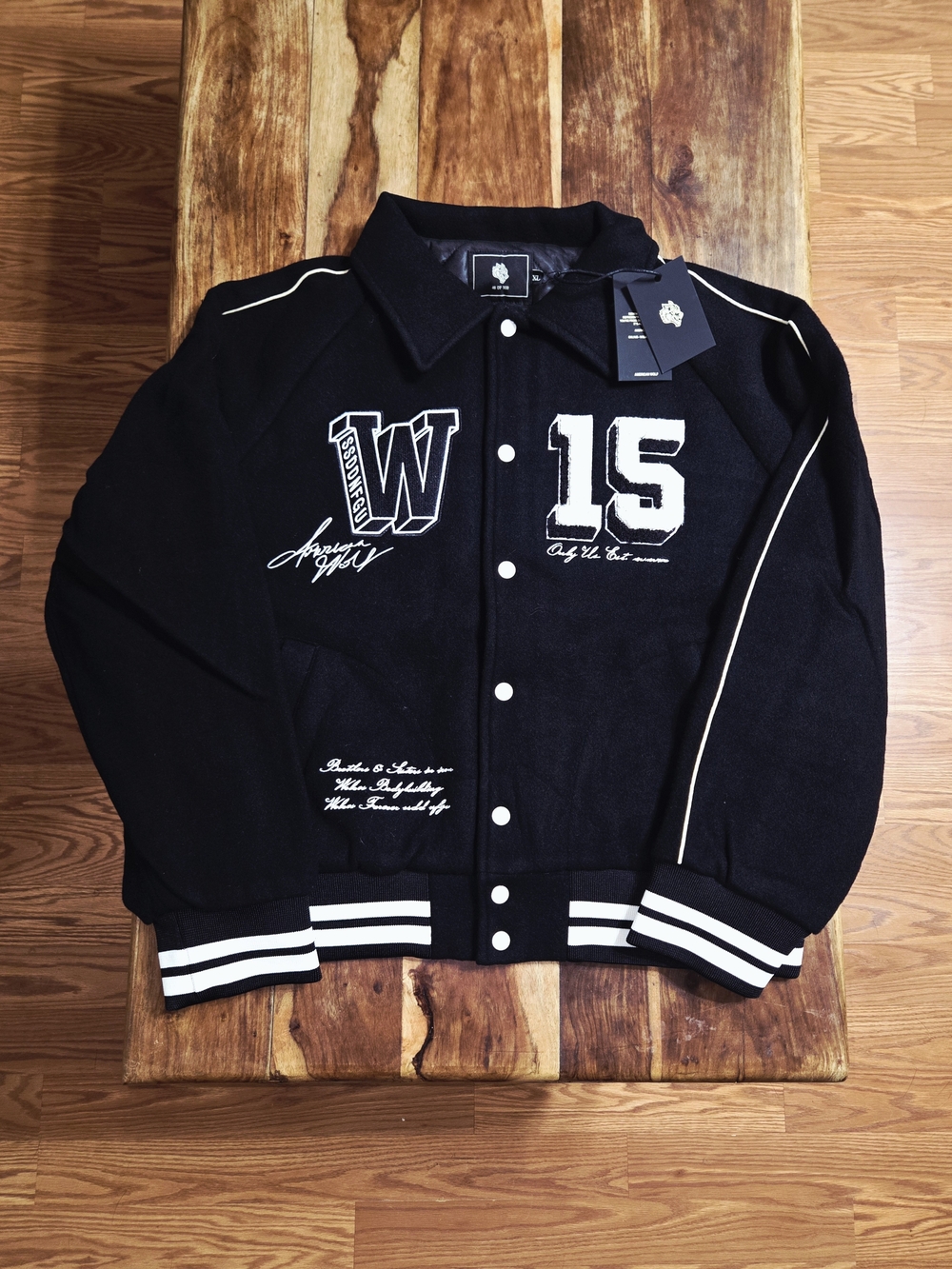 DARC Sport "American Wolf" Roxy Box Cut Rudy Letterman Jacket. #46 Of 500. XL.